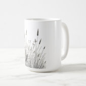 Grasshopper & Wild Grass Ink Art Coffee Mug Kaffeetasse (VorderseiteRechts)