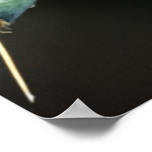 Grasshopper zum Kaktus Poster (Ecke)