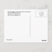 Grasshoppere Reflektionen Postkarte (Rückseite)