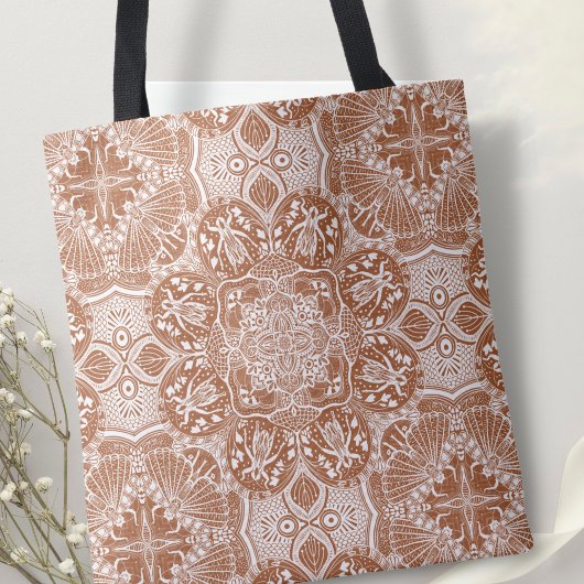 Grasshoppers Mandala Tote Bag Tasche