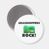 Grasshoppers Rock Magnet (Vorderseite/Rückseite)