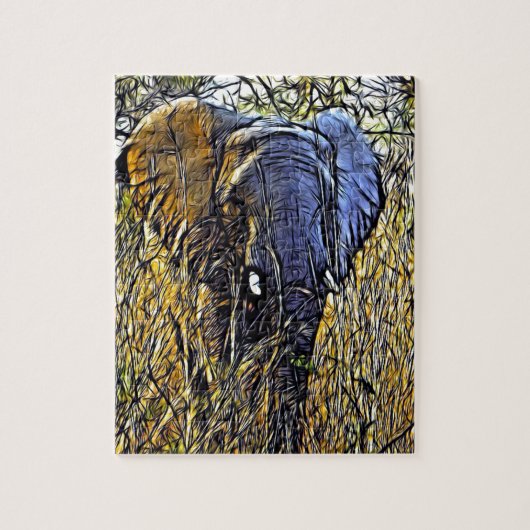 Grassland Wild Safari Puzzle (Vertikal)