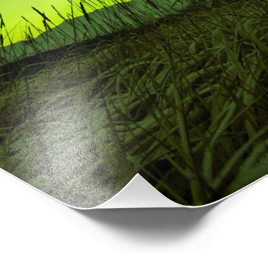 Grasslands Aurora Fotodruck (Ecke)