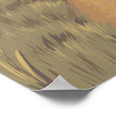 Grasslands National Park Canada Travel Poster (Ecke)