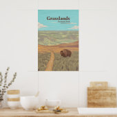 Grasslands National Park Canada Travel Poster (Küche)