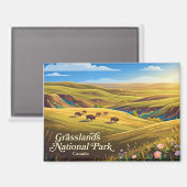 Grasslands National Park Kanada Magnet (Vorderseite/Rückseite)