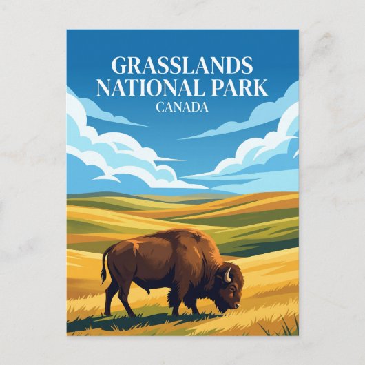 Grasslands National Park Kanada Postkarte (Vorderseite)
