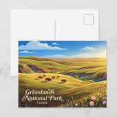 Grasslands National Park Kanada Postkarte (Vorne/Hinten)