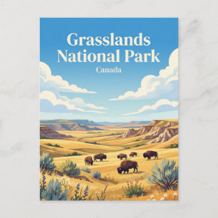 Grasslands National Park Kanada Postkarte