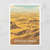 Grasslands National Park Saskatchewan Kanada Postkarte (Vorderseite)
