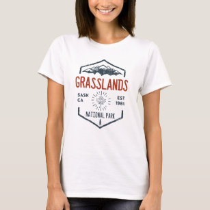 Grasslands-Nationalpark Kanada Vintag gefährdet T-Shirt
