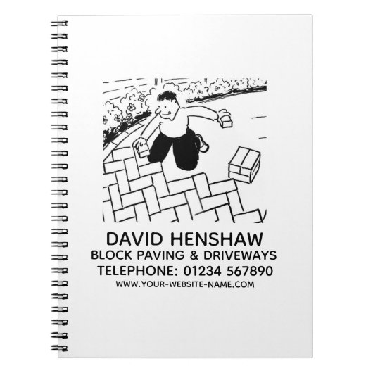 Grassleder- und Turfgeräte-Notebook Notizblock (Vorderseite)