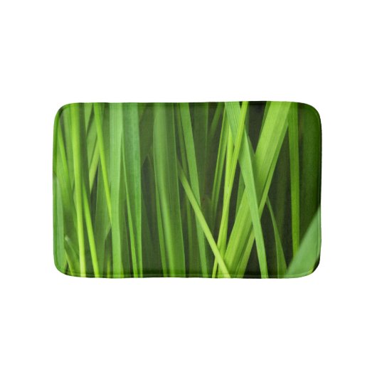 Grasstrahlen Badematte (Vorderseite)