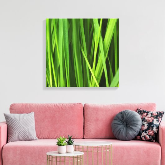 Grasstrahlen Leinwanddruck (Insitu (Wohnzimmer))