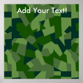 Grassy Camouflage Poster (Vorne)