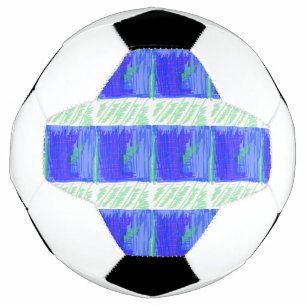 Grassy Field Blue Green Fußball