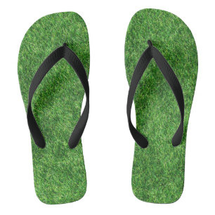 Grassy Green Flip Flops Badesandalen