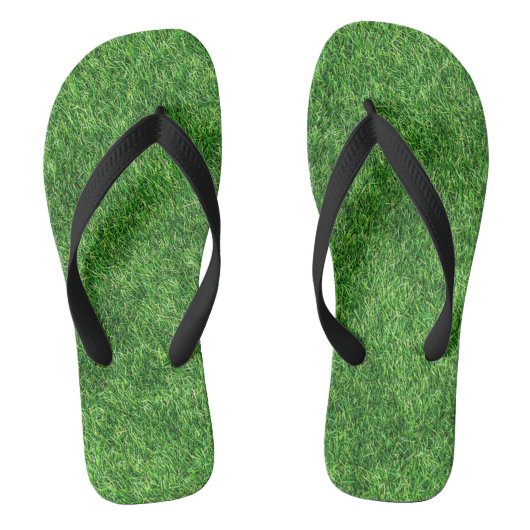 Grassy Green Flip Flops Badesandalen (Fußbett)