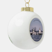 Grassy Island Range Lights Ornament (Links)