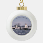 Grassy Island Range Lights Ornament (Vorderseite)