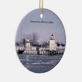 Grassy Island Range Lights Ornament (Rechts)