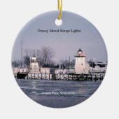 Grassy Island Range Lights Ornament (Vorne)