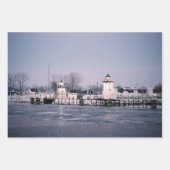 Grassy Island Range Lights Packpapier Geschenkpapier Set (Vorderseite)