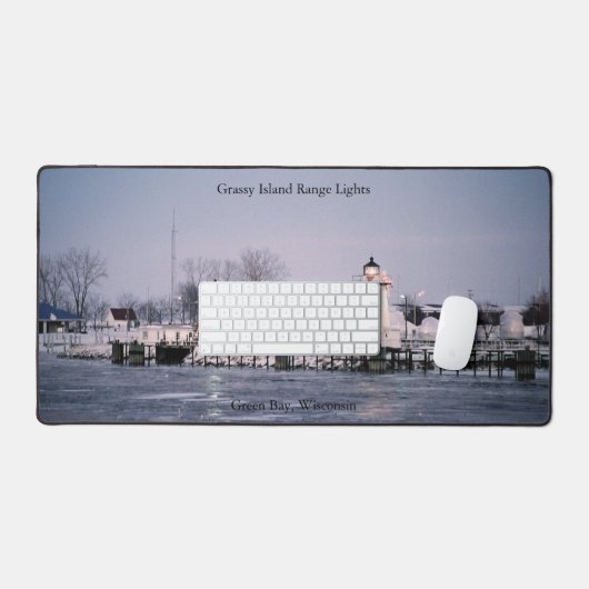 Grassy Island Range Lights Schreibtischmatte (Tastatur & Maus)