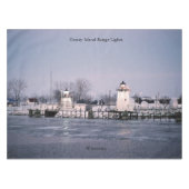 Grassy Island Range Lights Tischdecke (Vorderseite (Horizontal))