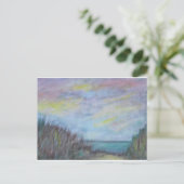 Grassy Shore Postcard Postkarte (Stehend Vorderseite)