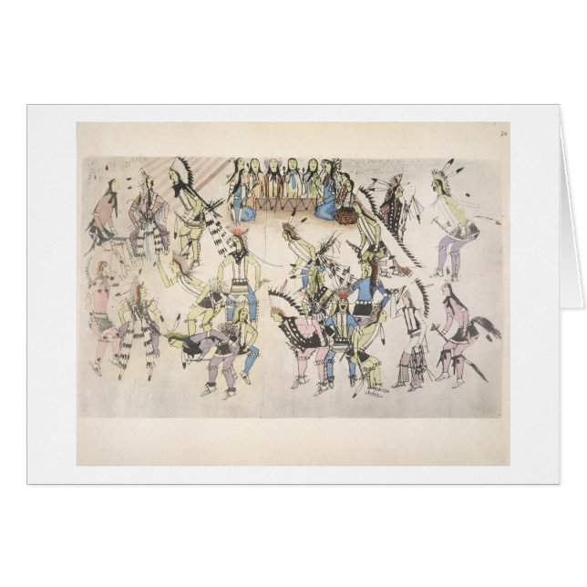 Grastanz (Tinte auf Papier) (Vorderseite (Horizontal))