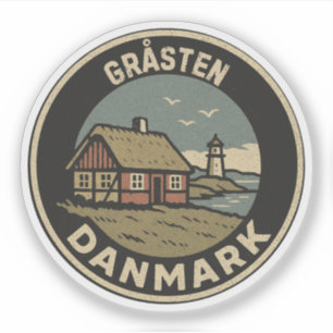 Gråsten, Dänemark Danmark Aufkleber