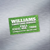 Grastextur fett magnetische visitenkarte (Beispiel)