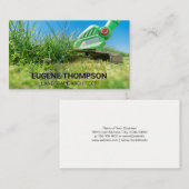 Graswacker schneiden visitenkarte (Vorne/Hinten)