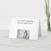 Graswurzel Sympathiekarte Karte (Rückseite)