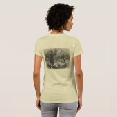 Grat zuerst geschossen T-Shirt (Schwarz voll)