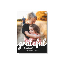 Gratea Black and White Script Custom Foto