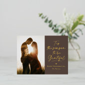 Gratea Season Foil Foto Erntedank Postkarte (Stehend vorne)