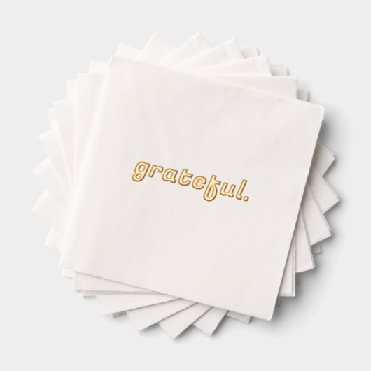 Grateet Foil Briefmarke Cocktail Napkins Erntedank Servietten Mit Folie (Insitu (Gestapelt))