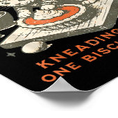 Grateful Biscuits Club Kneading Thanks One Biscuit Poster (Ecke)