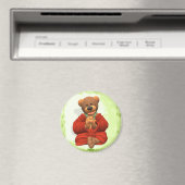 Grateful Buddha Bear Magnet (In Situ (Geschirrspüler))