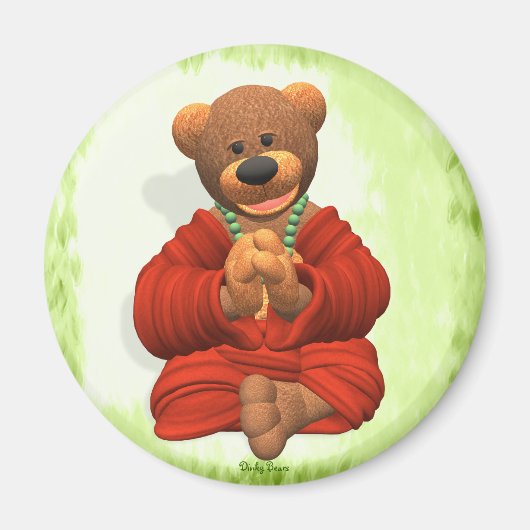 Grateful Buddha Bear Magnet (Vorne)