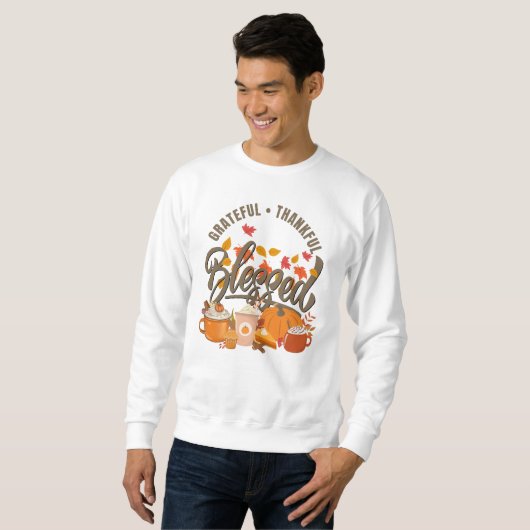 GRATEFUL DANKFUL BLAESSETER Erntedank Sweatshirt (Vorne ganz)