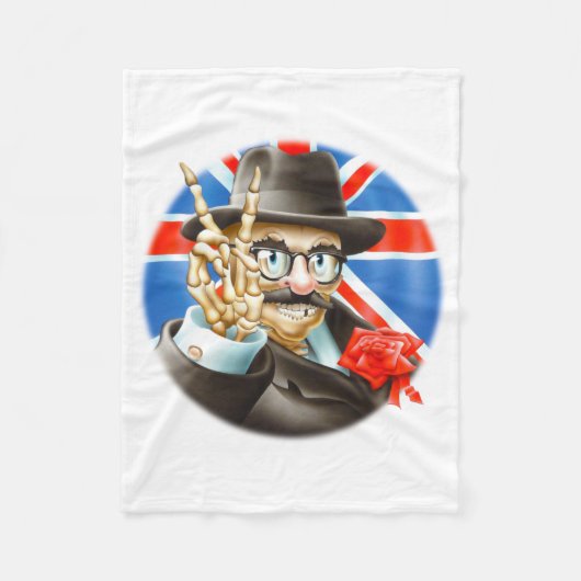 Grateful Dead Europe 72 1 Fleecedecke (Vorderseite)