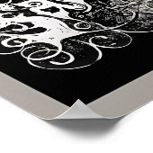 Grateful Dead, Santana, Steppenwolf 1968 Concert Poster (Ecke)