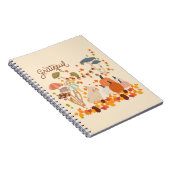 Grateful Fall Bunny Notizblock (Rechte Seite)