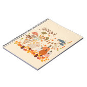 Grateful Fall Bunny Notizblock (Linke Seite)