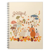 Grateful Fall Bunny Notizblock (Vorderseite)