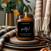 Grateful Fall Candle Label Aufkleber | Custom
