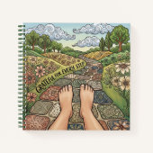 Grateful For Every Step Personalized Notebook Notizblock (Vorderseite)